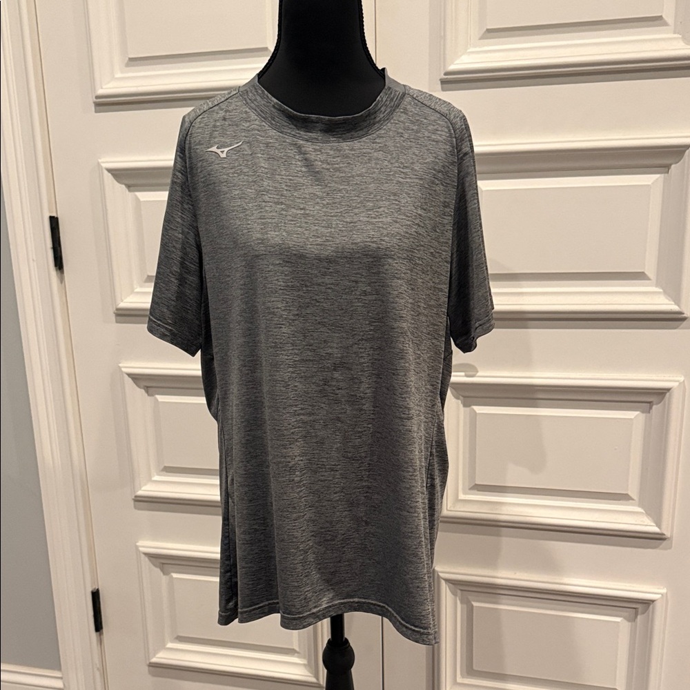 Mizuno Women's Heather Gray Short Sleeve Tee